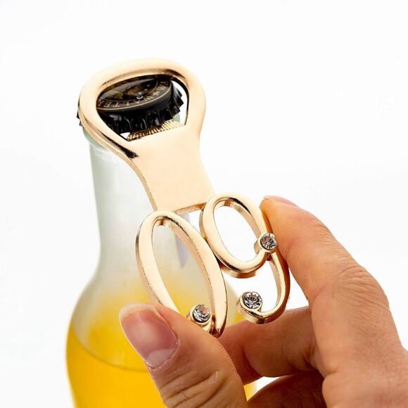 60th Birthday or Wedding Anniversary Bottle Opener for Party Favors Souvenirs - Picture 2 of 11